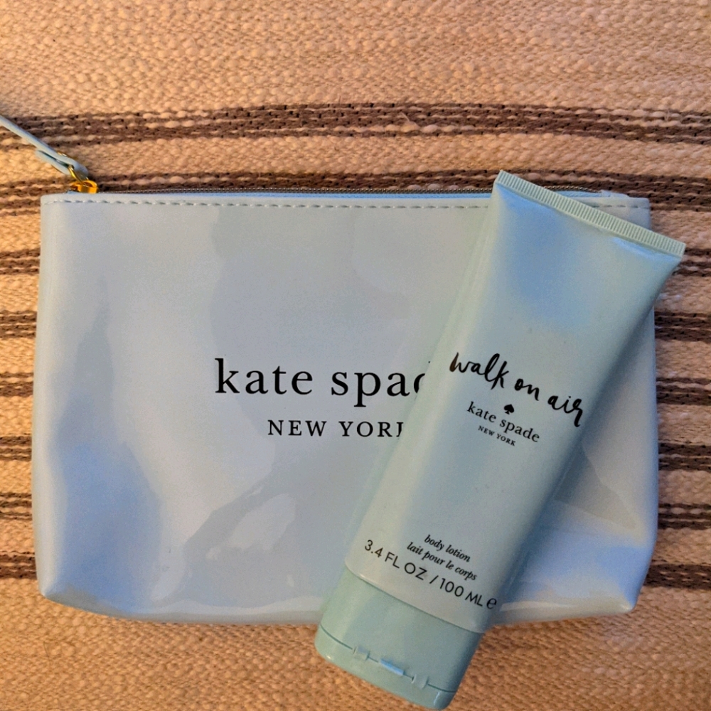 Kate Spade Walk on Air body lotion & bag